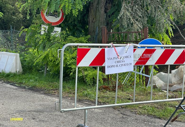 La strada fra la Guarda e Sabbioni 