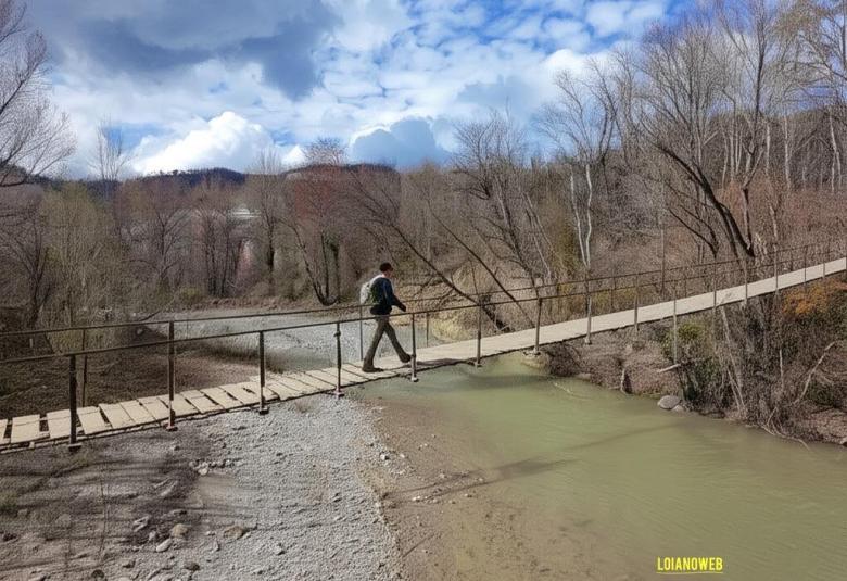 Come poteva essere il 'ponte tibetano' sul Savena