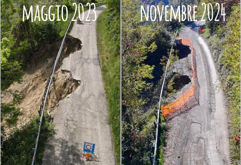 Via Gragnano un anno e mezzo dopo la frana