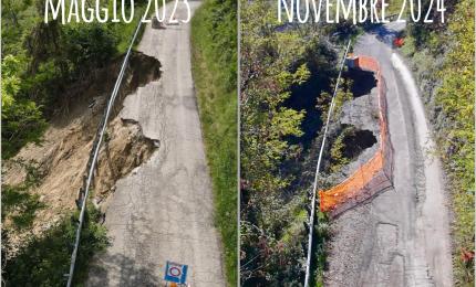 Via Gragnano un anno e mezzo dopo la frana