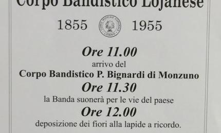 Celebrazioni Giornata dell’ Unità Nazionale e del 169° anniversario del Corpo Bandistico Loianese