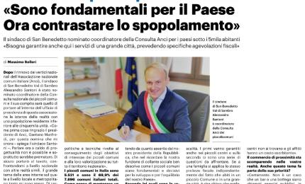 Alessandro Santoni è il nuovo Coordinatore della Consulta nazionale dei piccoli comuni
