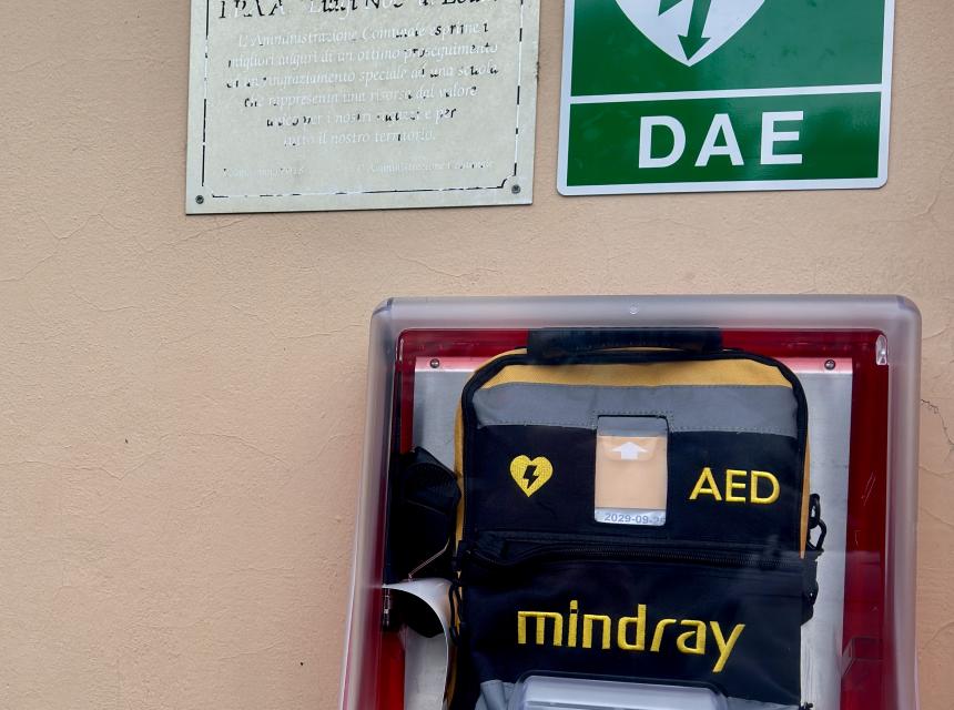 A Loiano tre nuovi defibrillatori