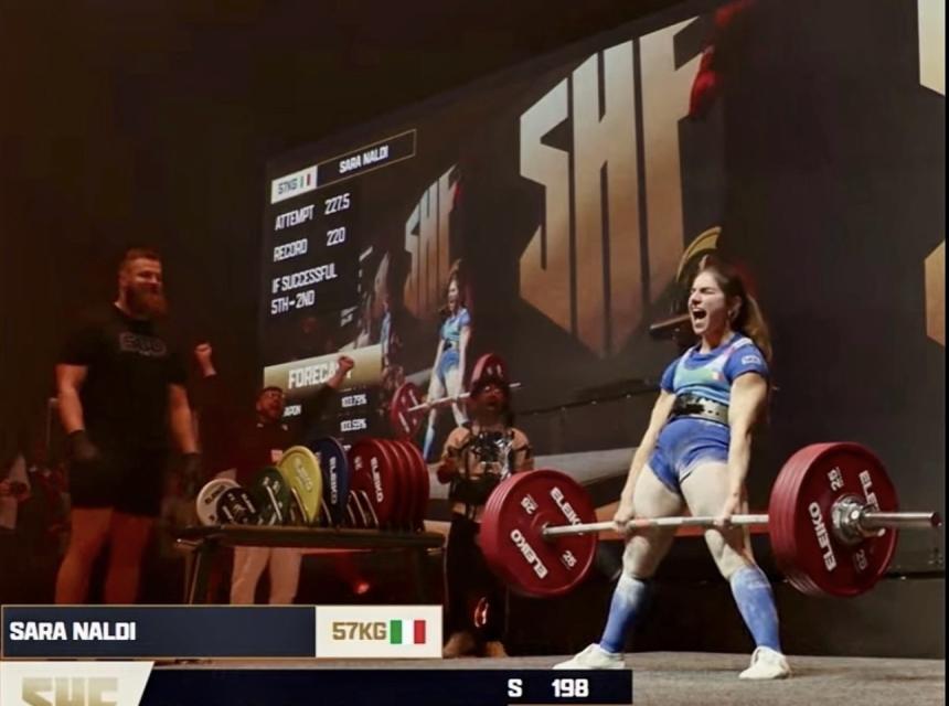 Sara Naldi ancora sul podio
